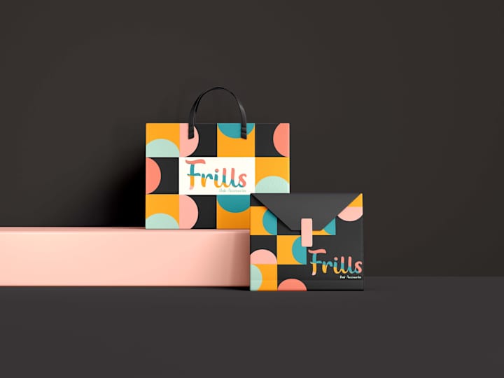 Cover image for Frills: Colorful Hair Accessories Branding