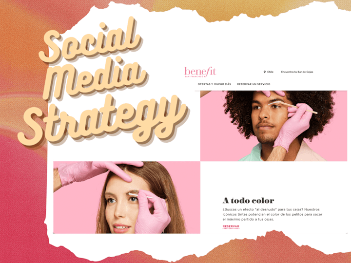 Cover image for Benefit Cosmetics Social Media Strategy