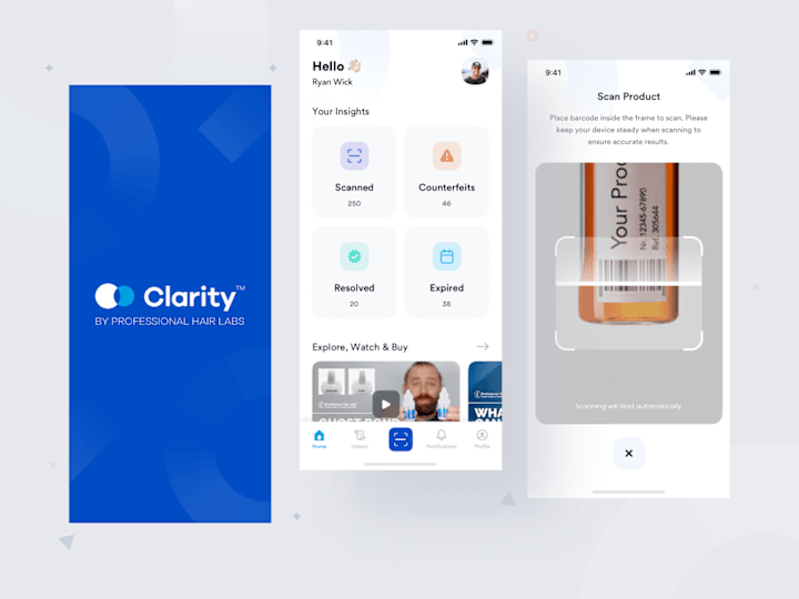 Cover image for Clarity Mobile App