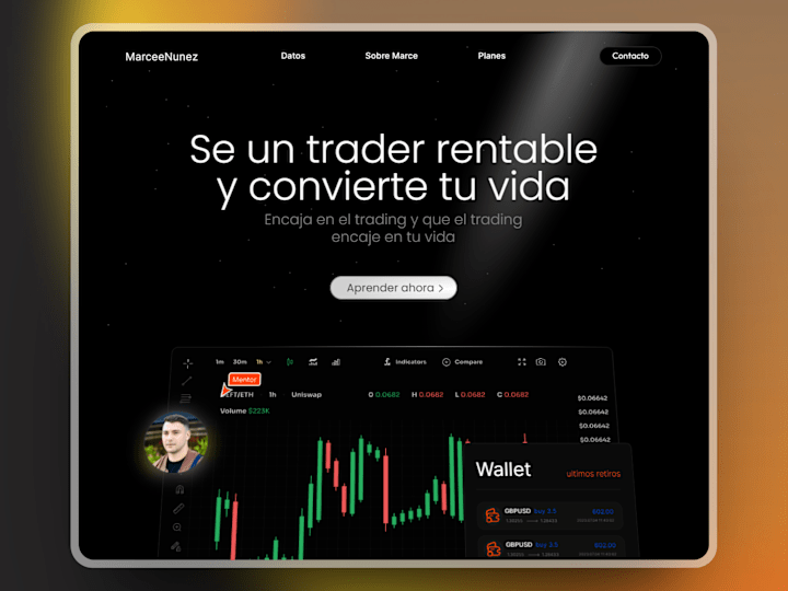 Cover image for TradersMarket - Multi page in Framer.