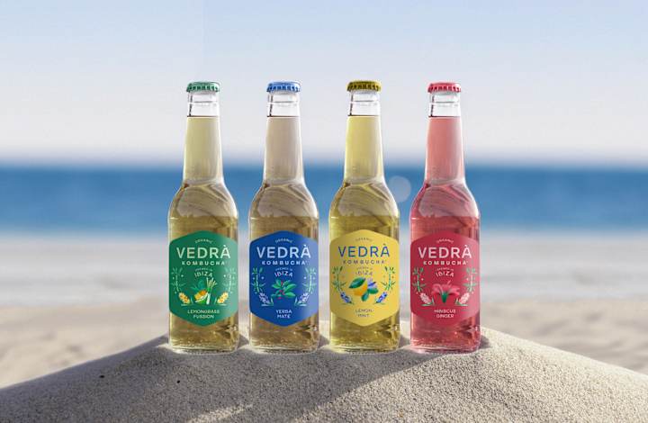 Cover image for VEDRÀ  |  Kombucha Packaging Rebranding