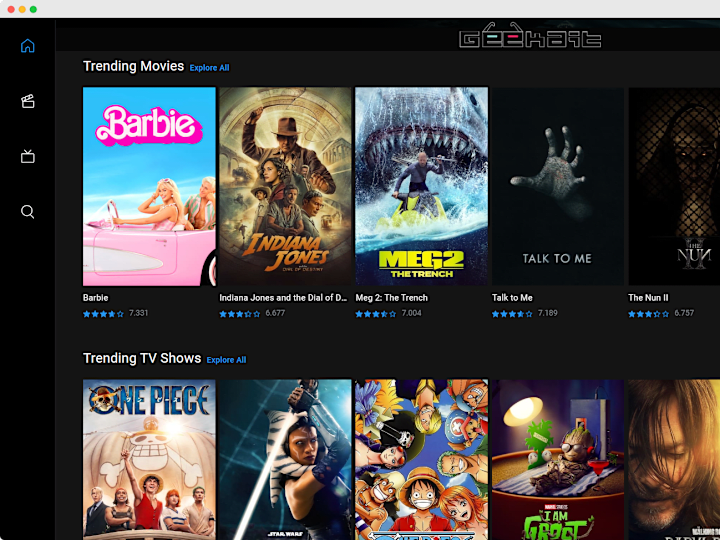 Cover image for Geekait (Movies, Tv Shows)