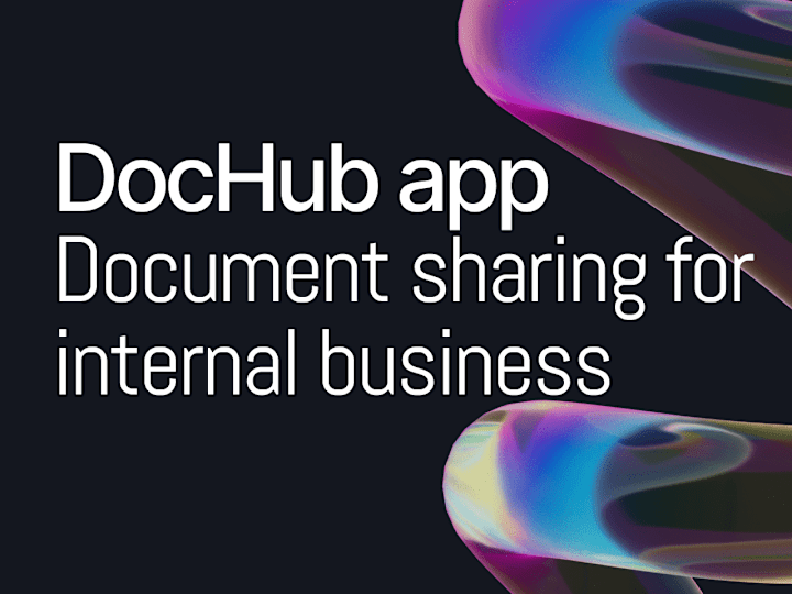 Cover image for DocHub - document sharing for internal business