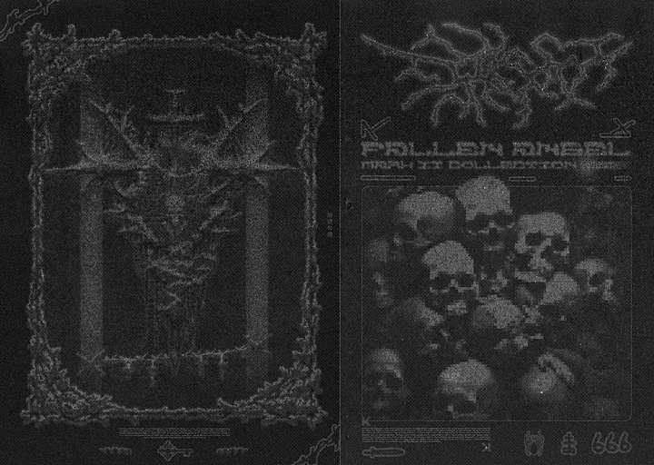 Cover image for Fallen Angel | Grunge Aesthetic Poster Concept Design on Behance