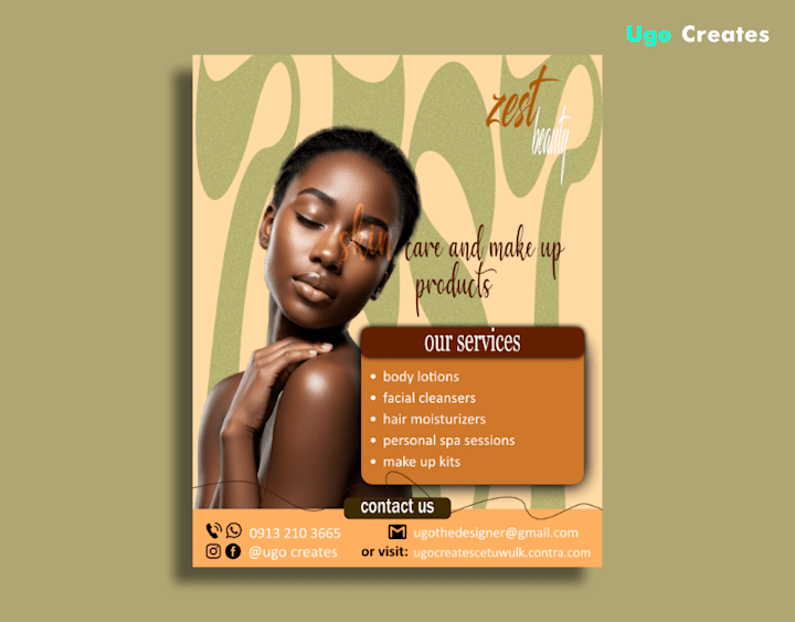 Cover image for Social Media Design For Zest Beauty