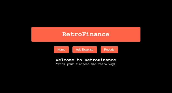 Cover image for Retro Finance App :: Behance