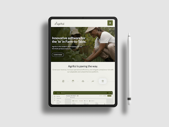 Cover image for Website Design + Dev for B2B SaaS AgTech Startup