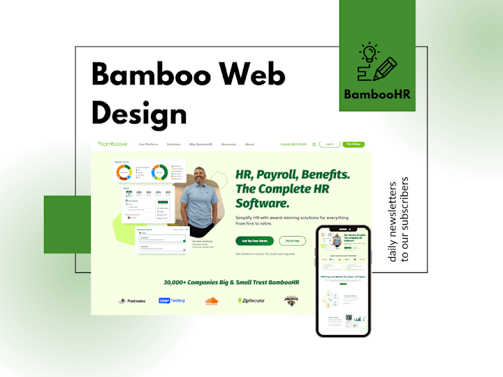 Cover image for BambooHr UI