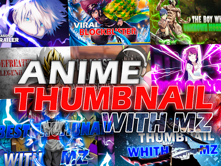 Cover image for You will get Eye Catchy Anime YouTube Thumbnail