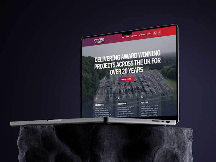 Cover image for Connolly Scaffolding Website Design & Build