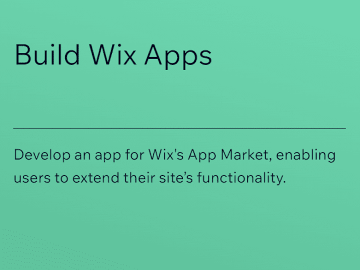 Cover image for Wix App Development and Integration