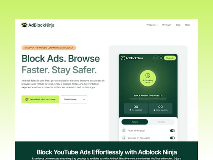 Cover image for AdBlock Ninja - Efficient Ad Blocking Solution