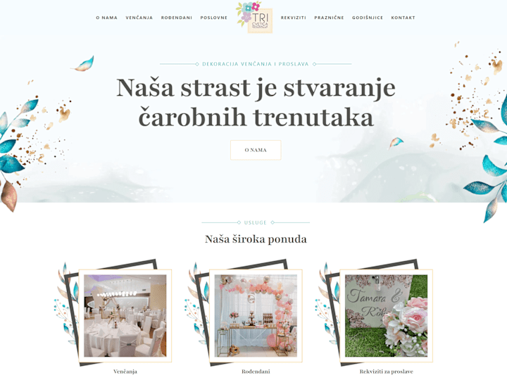 Cover image for Tri Cvetica - Flower and Decoration buissnes