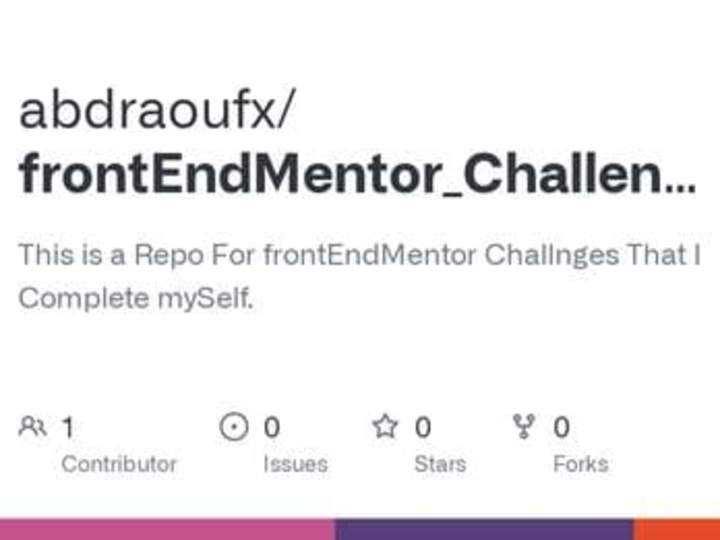 Cover image for FrontEndMentor Challenges