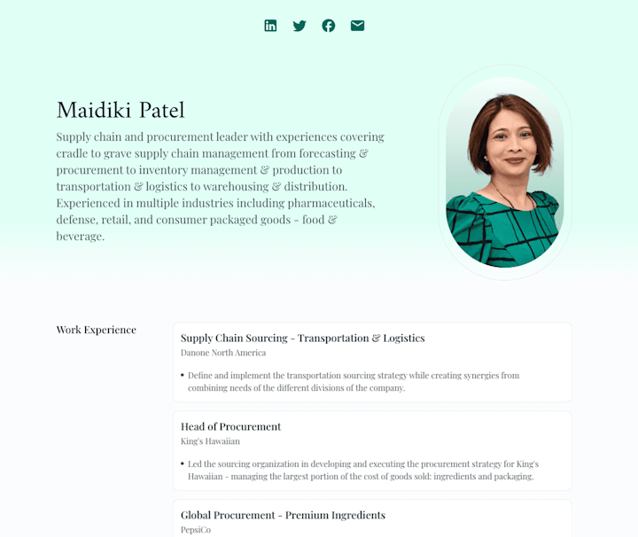 Cover image for Resume - Framer Website