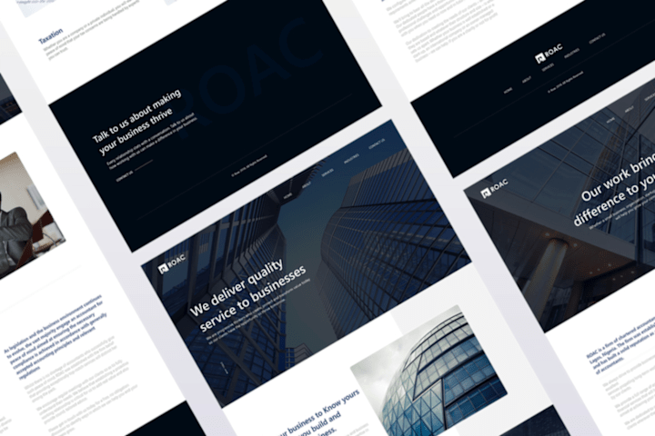Cover image for UI Design for website
