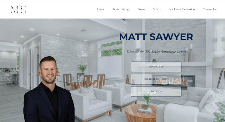 Cover image for Web Design - Matt Sawyer Realty