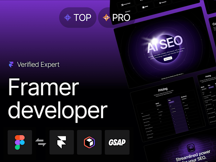 Cover image for Framer developer & designer