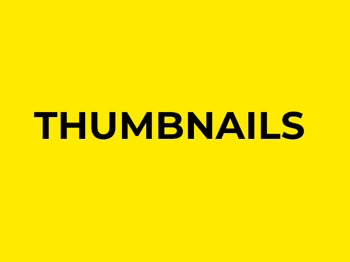 Cover image for Thumbnail Design