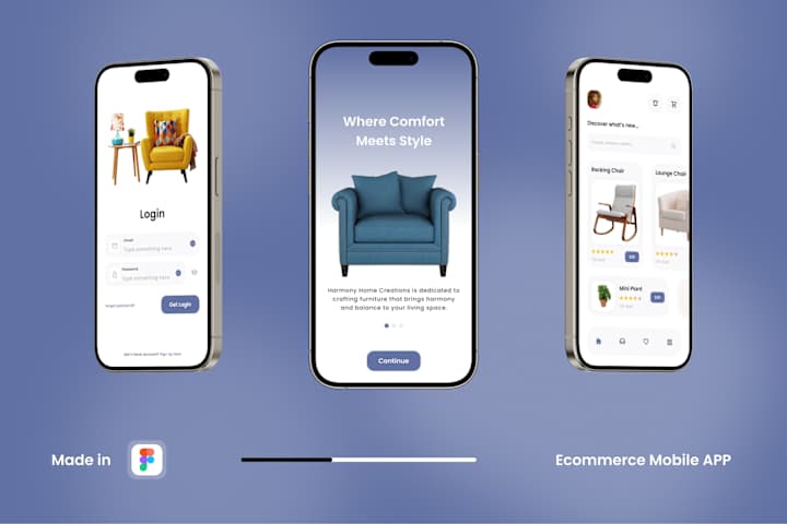 Cover image for Ecommerce Mobile App UI