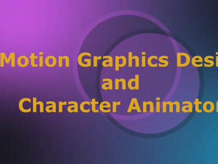 Cover image for Motion Graphics Designer, and Character Animator Video Introduc…