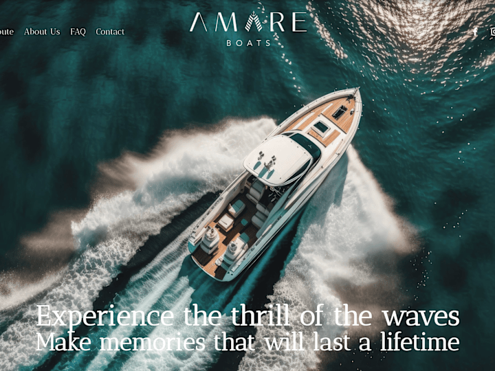 Cover image for AMARE BOATS | Luxury Yachts Website