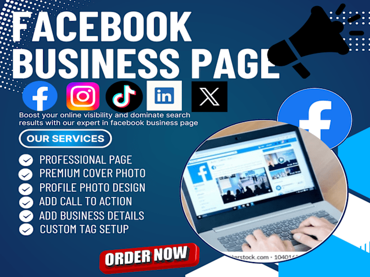 Cover image for will setup manage your facebook business page, instagram account