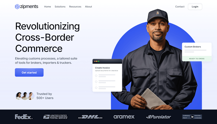 Cover image for Logistics Website