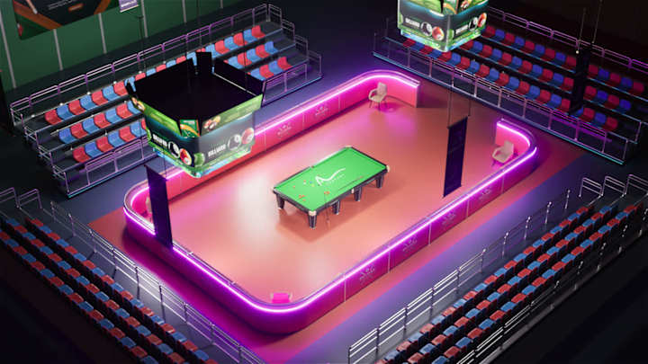 Cover image for 3D Asset for billiard, pool Games. Environment, tables and items