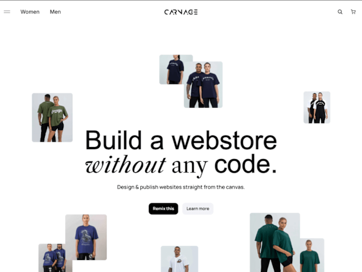 Cover image for Carnage Clothing Store