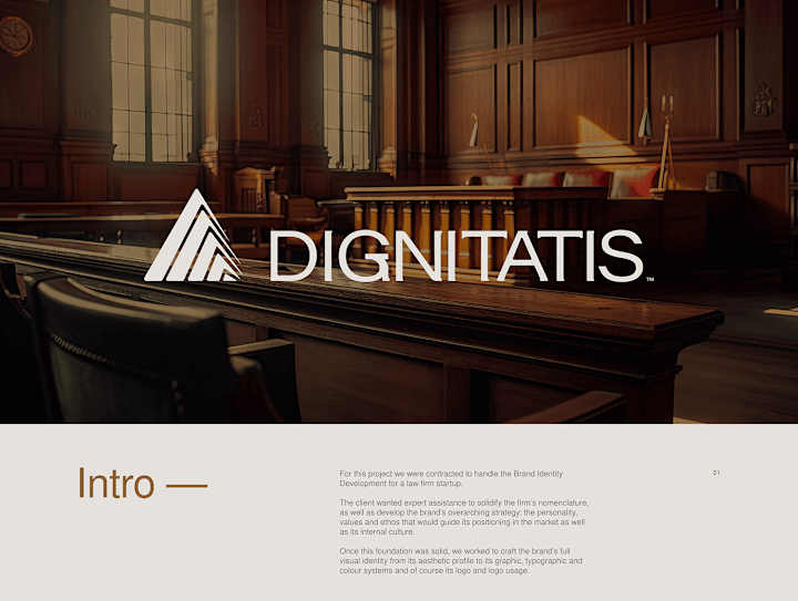 Cover image for Dignitatis Brand Identity Project: Behance