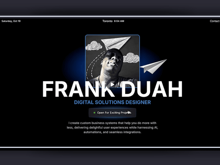 Cover image for Framer Portfolio Website Design