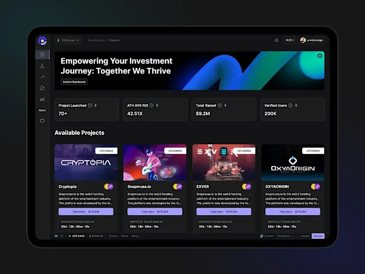 Cover image for Polycruz NFT Platform Landing Page Development