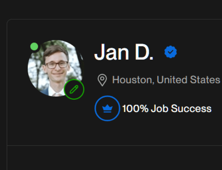 Cover image for Upwork Data Scientist - 3,000 hours
