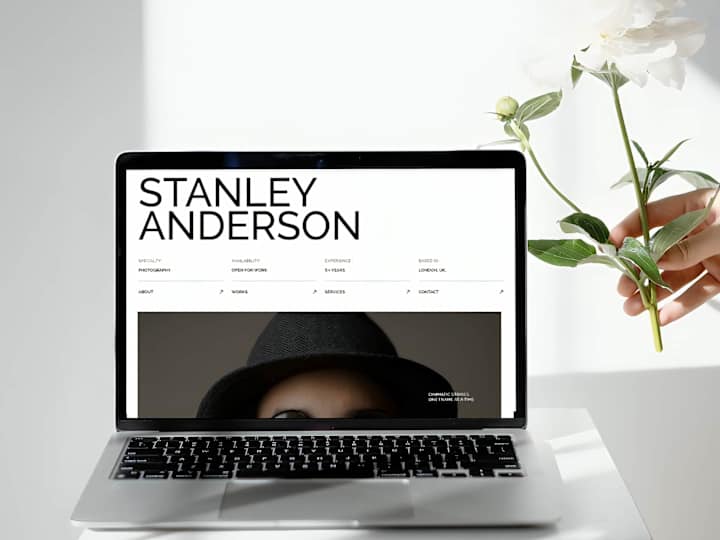 Cover image for Stanley Anderson: A Photographer Portfolio Website (Template)