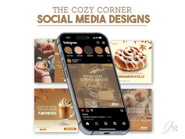 Cover image for Café Social Media Design