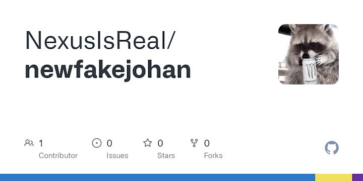 Cover image for NexusIsReal/newfakejohan