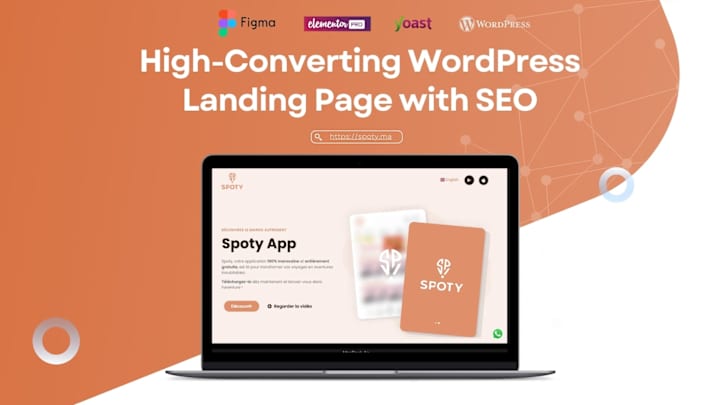 Cover image for Responsive & SEO-Optimized WordPress Landing Page