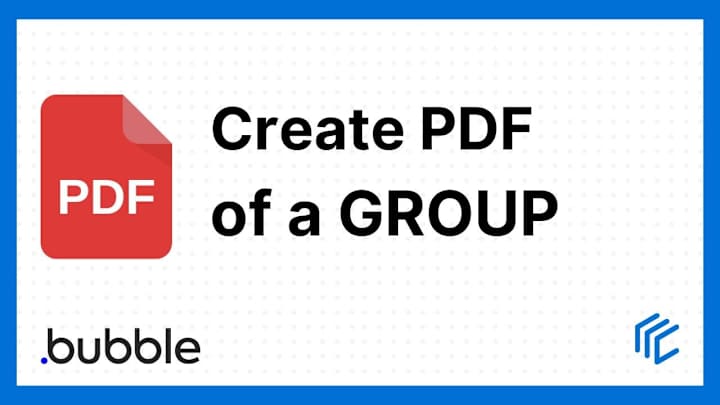 Cover image for PDF Creator Plugin Development for Bubble