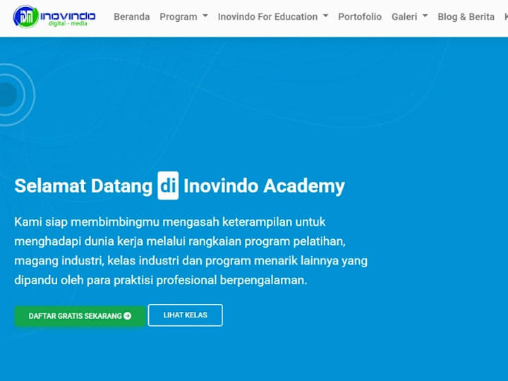 Cover image for Inovindo Academy