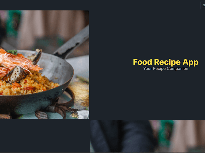 Cover image for On The Go - Food Recipe App