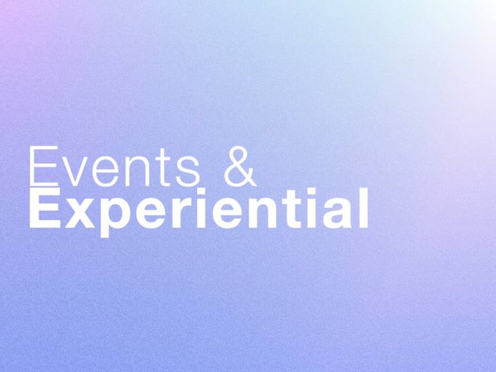 Cover image for Events & Experiential