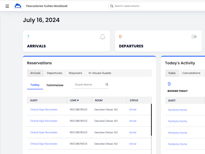 Cover image for Cloudbeds Dashboard