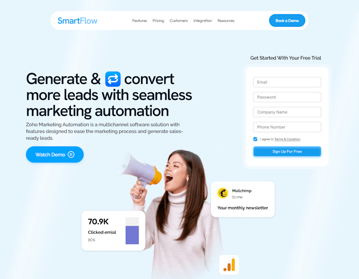 Cover image for Smart Flow - Generate & Convert with Marketing Automation