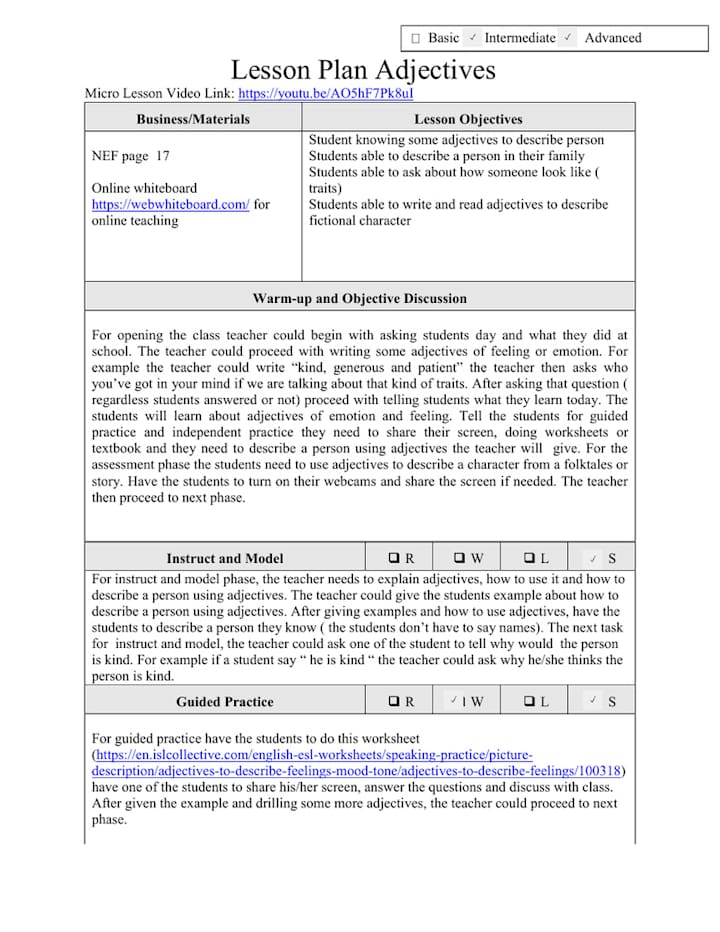 Cover image for Technology-Enriched ReadingWriting Lesson Plan