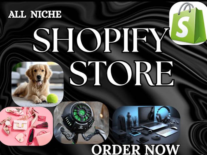 Cover image for create a stunnng shopify pet clothing gadget accessories store