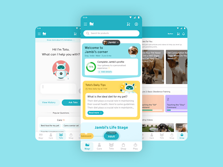 Cover image for App Design for an Award-Winning Petcare Platform