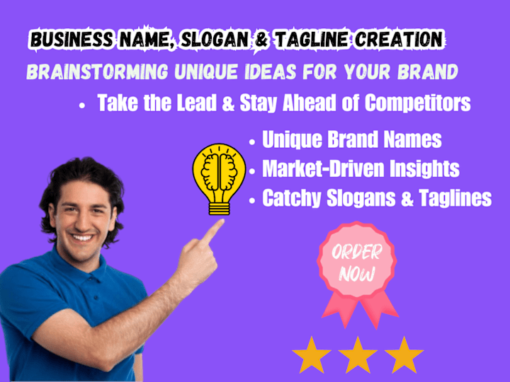 Cover image for Business Consulting: Brand Name & Slogan Creation