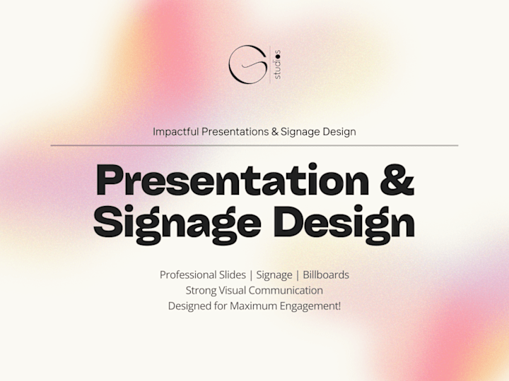 Cover image for Presentation & Signage Design