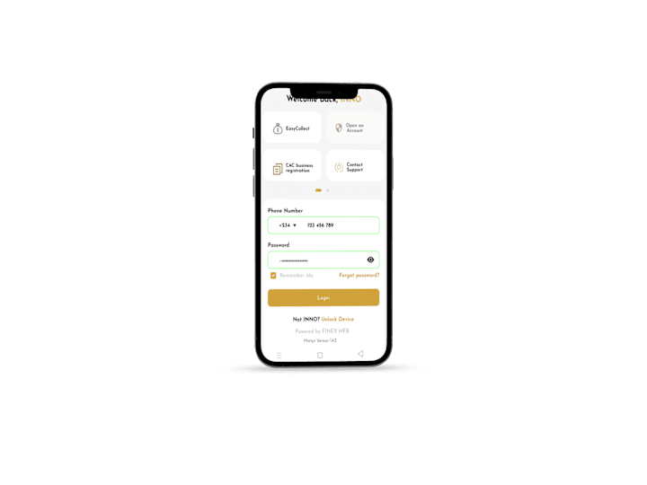Cover image for A login design page for a company